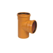 Raccord d'évacuation PVC – 110 x 87 mm – By-pass monobranche CREARPLAST – Forme du raccord, Diamètre tube liquide/gaz, Largeur, Configuration raccord,