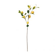 Branches de citron artificielles décoratives, haute simulation, citron vif, style ferme, décoration d'intérieur pour le salon