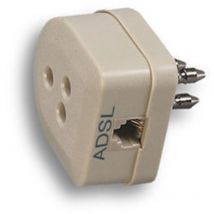 Fiche Fanton à trois broches avec ADSL PLUG 22385