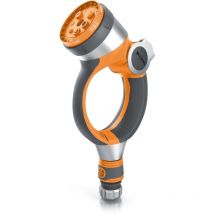 Brandson - Garten-Handbrause Gartenpistole Gartenbrause 7 Sprühprofile Schieberegler Pistolengriff mit Halteclip 1-8 bar Wasserdruck