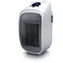 Brandson - Steckdosen Heizlüfter 400W, Mini Keramik Heizung, Digitalanzeige, energiesparend, Thermostat, Überhitzungsschutz, Automatische Abschaltung