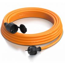 Brandson - Verlängerungskabel, Typ f Schutzkontakt, Stromkabel Verlängerung für den Außenbereich 3500W, Outdoor, IP44 - 50m
