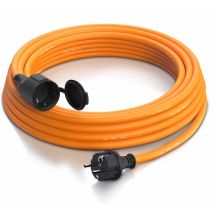 Verlängerungskabel, Typ f Schutzkontakt, Stromkabel Verlängerung für den Außenbereich 3500W, Outdoor, IP44 - 10m - Brandson