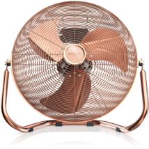 Brandson - Windmaschine 160W, Bodenventilator, Ventilator, Standventilator, hoher Luftdurchsatz, stufenlos neigbar, Kupfer