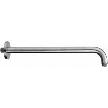 Bras de douche en acier inoxydable 400 mm Paffoni Steel ZSOF111AC Acier
