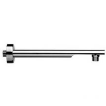 Reru - Bras de douche minimal en laiton chromé avec rosace