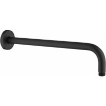 Tecom - Bras de douche rond noir mat, dimensions 400 mm BRD40RNR Noir mat - 400mm