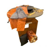 Mirichaud - Brasero 95cm con su kit de inicio corten