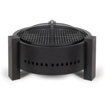 Livoo - Brasero au bois ou au charbon 47.5cm noir doc286
