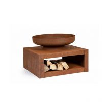 Webmarketpoint - Brasero C-P.Legna Efesto Rouille 70X38H