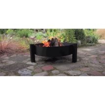 Farmcook - Brasero De Jardin Haiti En Acier-ø 60cm-acier Naturel---acier Naturel