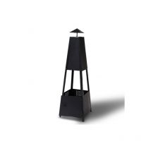Braséro de jardin memphis en acier noir