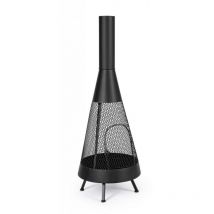 Braciere élégant Efesto To Nero 50x138 cm
