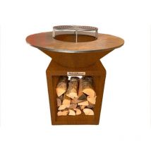 Brasero couleur corten diamètre 95cm