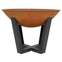 Buschbeck - Brasero en acier oxydé 50 cm de diamètre