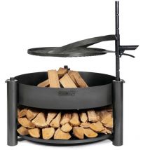 Cookking - Barbecue Braséro de jardin avec grille multifonctionnel «montana x» de la grille 60 cm