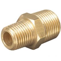 HN6-4TB 3/8 x 1/4 Brass Hexagon bspt Nipple - Vale