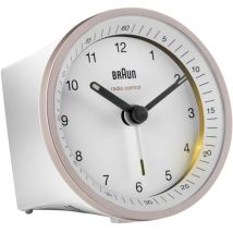 Braun - Funkwecker BC07PW-DCF pink/weiß - Quarzwecker - Rund - Pink - Weiß - Analog - Akku - aa