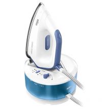 Braun - CareStyle Compact is 2143 Steam Iron Station - Steam Iron with FreeGlide 3D Ironing Sole, Vertical Steam, 2400 Watt, Pump Pressure 6 Bar,