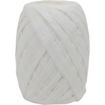 Geschenkband Raffia Ei weiß 30m Band Dekoband - Braun&company