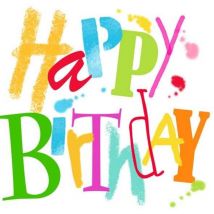 Servietten Birthday Dance 33 x 33 cm, 20er Pack Papierservietten - Braun&company