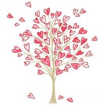 Servietten Motiv Love Tree 25 x 25 cm 20er Pack Papierservietten - Braun&company