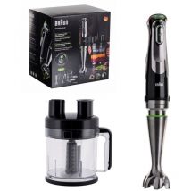 Braun - MultiQuick 9 mq 9195XLI Mixeur plongeant 2 l 1200 w Noir, Acier inoxydable