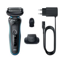 Series 5 51-M1200s Rasoio Trimmer Nero-Blu - Braun