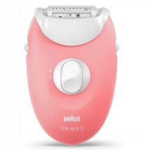 Braun - Silk-épil 3 3-176 Épilateur longue durée Blanc/rose