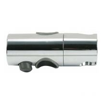 Nie Wieder Bohren - Brausegarnitur Ersatzgleiter ø 25mm, Duschgelenk, Duschkopfhalter mit Druckknopf