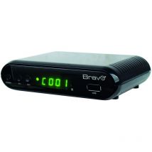 Bravo Decoder Digitale Terrestre Full HD 1080p DVB-T2 Con Porta Eternet mod.92202464
