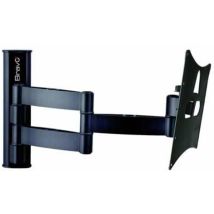 Support TV Bravo LCD 10 – 20 kg – Écran jusqu'à 101,6 cm (40") – Inclinaison -10° à 15° – Noir