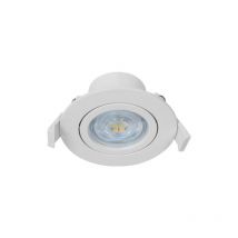 Braytron - Einbauleuchte Schwenkbar Spot led 7W 670 Lumen sqr Ø70mm IP20 Downlight 3000K-6500K Rund Weiß