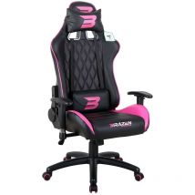 Brazen Gaming Chairs - BraZen Phantom Elite pc Gaming Chair - Pink