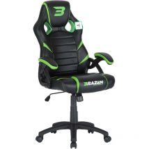 Brazen Gaming Chairs - BraZen Puma pc Gaming Chair - Green