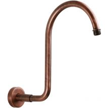 Sphera Docce E Accessori - Brazo de ducha redondo de latón con acabado cobre 305 mm Sphera cobre
