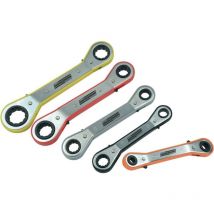 M27405 Kit chiavi ad anello 5 parti Misura (metrica) 9 - 21 mm - Brüder Mannesmann
