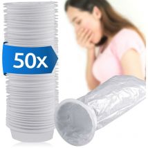 Brechbeutel mit Ring 50x Spuckbeutel Auto Brechtüte Kotztüte-n Auffangbeutel