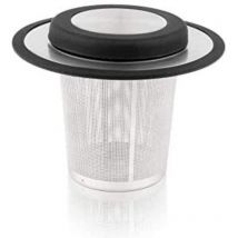 1491 universal filtre à thé avec repos acier inoxydable/silicone - Bredemeijer