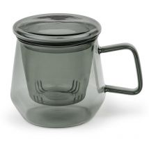 Bredemeijer - Group Thé pour un seul Livorno 350ml, verre, noir165040 (165041)