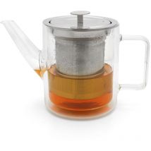 Bredemeijer - San Remo Tetera para Infusiones 1,0L Doble Pared de Vidrio