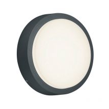 Frankystar - Breg Plafonnier led Extérieur en Fusion d'Aluminium Anthracite d. 20cm