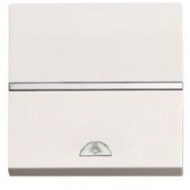 Breiter Klingelknopf WEISS Niessen Zenit N2204 BL