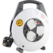 Brennenstuhl - 10m Light Duty Cable Reel 10AMP 3 Outlets