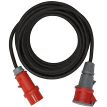 Brennenstuhl - Cee Verlängerungskabel Ip44 Mit Phasenwender 25m Schwarz H07rn-f 5g2,5 Cee 400v/16a