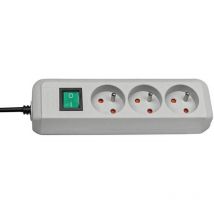 Brennenstuhl - Bloc multiprise Eco-line socle 3 prises avec interrupteur