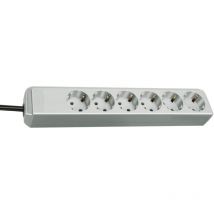 Brennenstuhl - 1157450015 - Socle multiple Eco-Line gris clair (3 prises et 1,5 m)