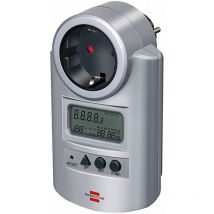 Brennenstuhl - Appareil de mesure de consommation d'énergie Primera-Line pm 231 e, 230 v, Gris, prise type f allemande (1506600)