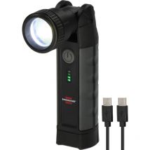 Brennenstuhl Professional Linterna LED recargable TL 1000 ACW (Linterna de taller de 1000lm con una duración máxima de luz de 12h, imán, batería
