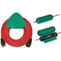 Brennensthul - Rallonge électrique avec support mural H05VV-F 3G1,5 - IP20 40m